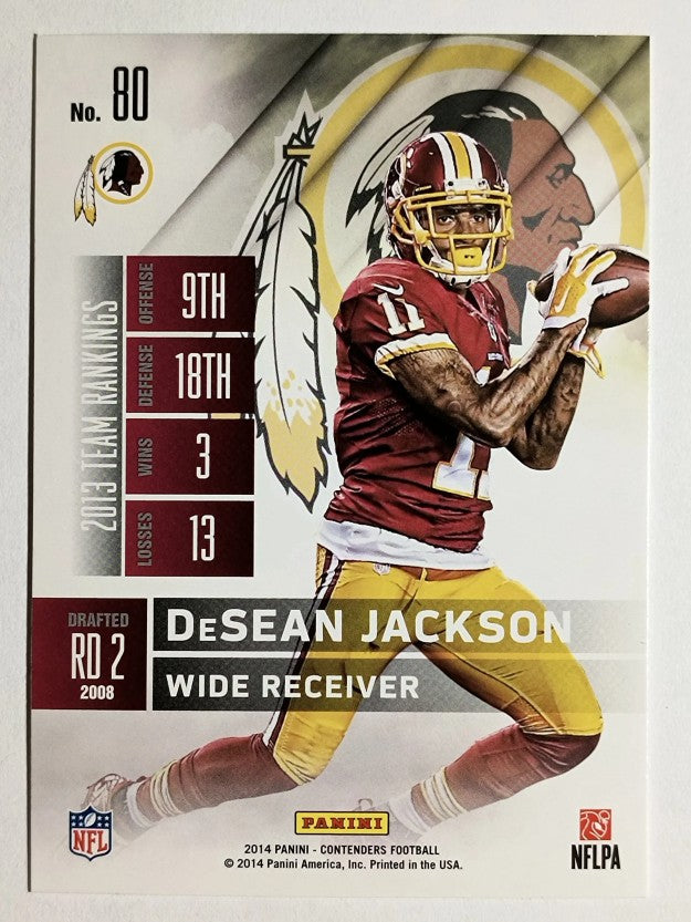 2014 Panini Contenders #80 DeSean Jackson