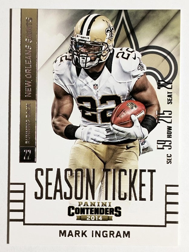 2014 Panini Contenders #85 Mark Ingram