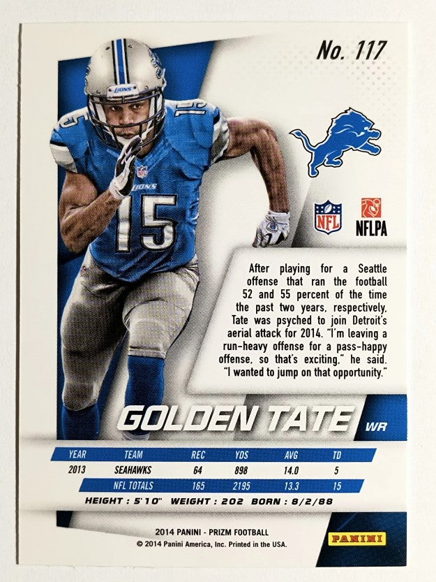 2014 Panini Prizm #117 Golden Tate