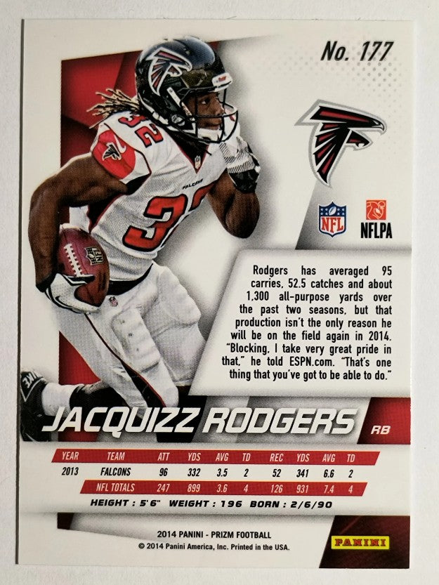 2014 Panini Prizm #177 Jacquizz Rodgers