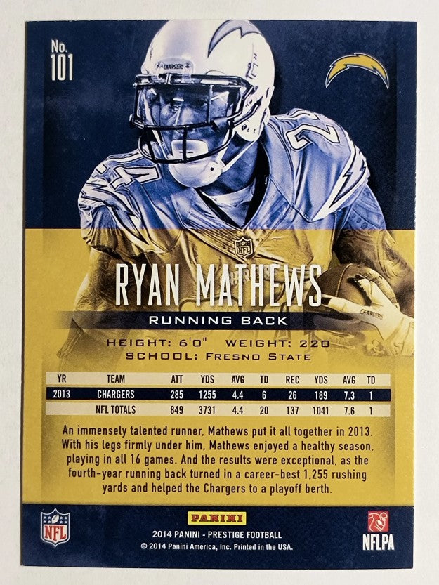 2014 Prestige #101 Ryan Mathews