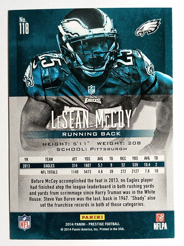 2014 Prestige #118 LeSean McCoy