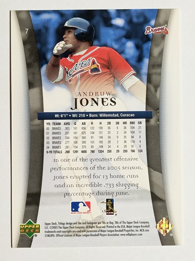 2005 Upper Deck Trilogy #7 Andruw Jones