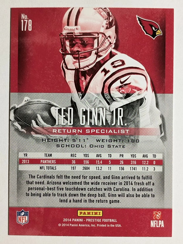 2014 Prestige #178 Ted Ginn Jr.