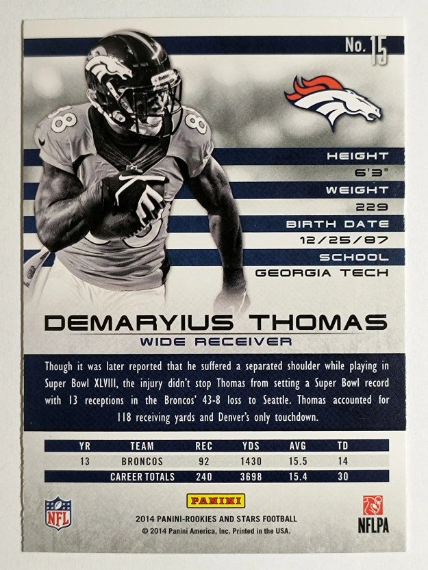 2014 Rookies and Stars #15 Demaryius Thomas