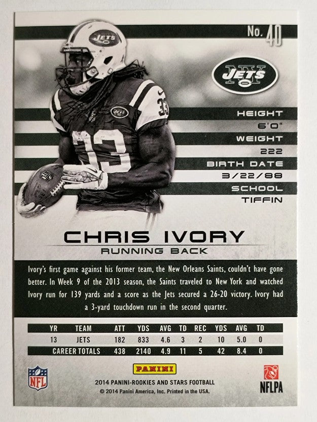 2014 Rookies and Stars #40 Chris Ivory