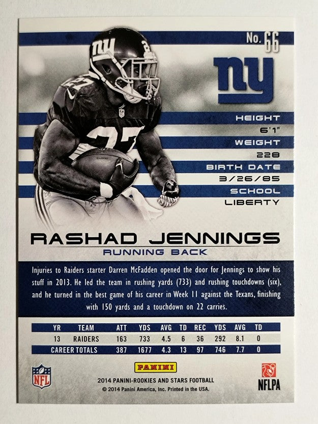 2014 Rookies and Stars #66 Rashad Jennings