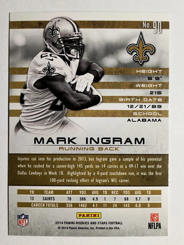 2014 Rookies and Stars #90 Mark Ingram