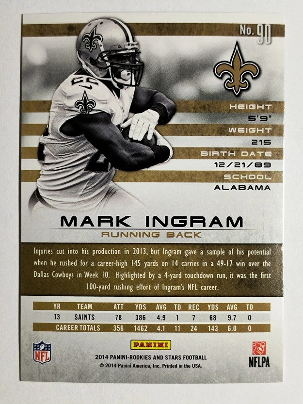2014 Rookies and Stars Longevity #90 Mark Ingram