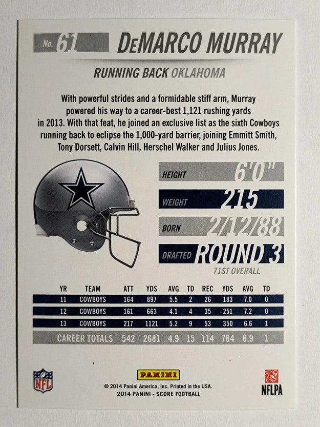 2014 Score #61 DeMarco Murray