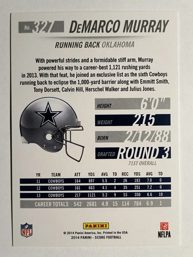 2014 Score #327 Demarco Murray H100