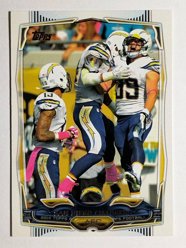2014 Topps #73 San Diego Chargers/Danny Woodhead/Keenan Allen