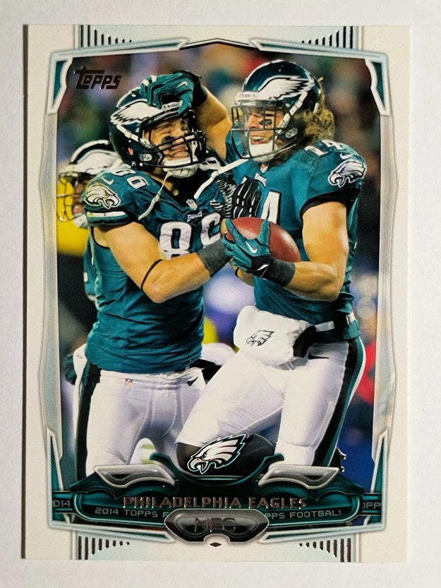2014 Topps #130 Philadelphia Eagles/Riley Cooper/Zach Ertz
