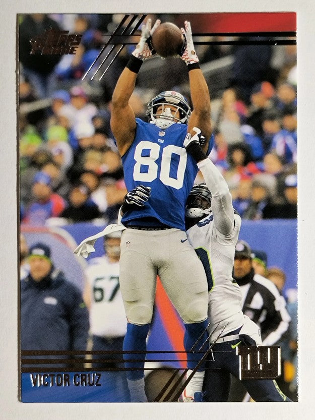2014 Topps Prime #66A Victor Cruz/over head catch