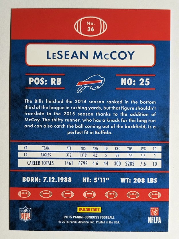 2015 Donruss #36 LeSean McCoy