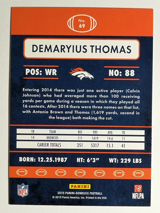 2015 Donruss #69 Demaryius Thomas