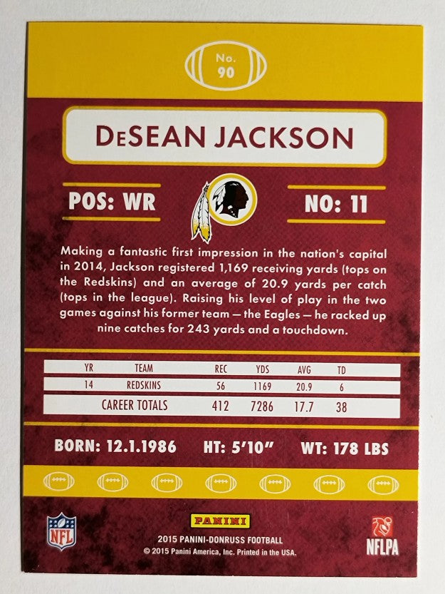 2015 Donruss #90 DeSean Jackson