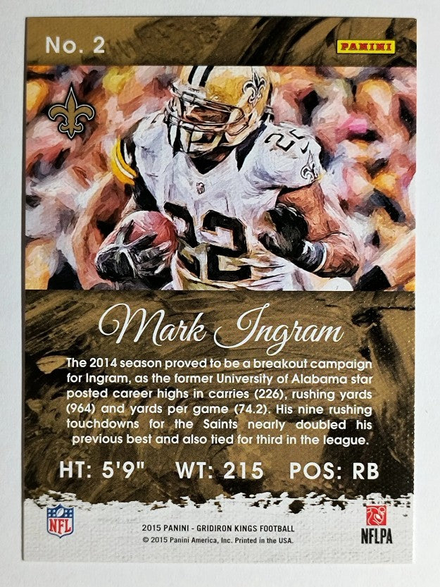 2015 Gridiron Kings #2 Mark Ingram