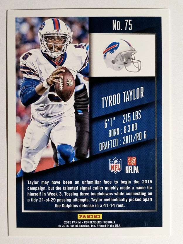 2015 Panini Contenders #75 Tyrod Taylor