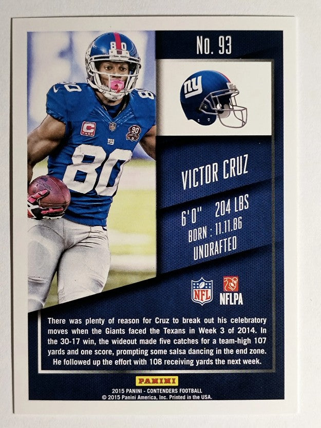 2015 Panini Contenders #93 Victor Cruz