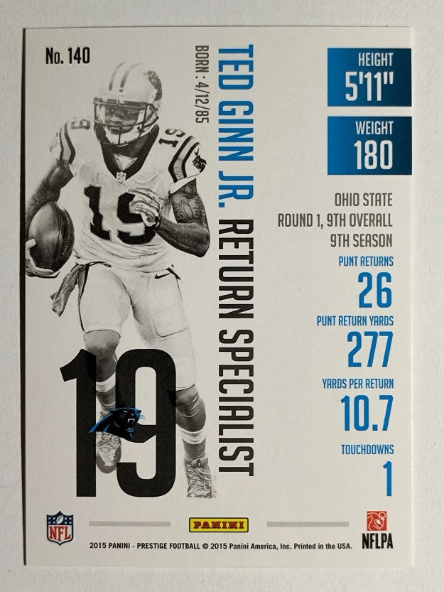2015 Prestige #140 Ted Ginn Jr.