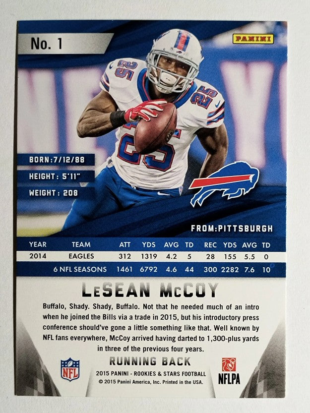 2015 Rookies and Stars #1 LeSean McCoy