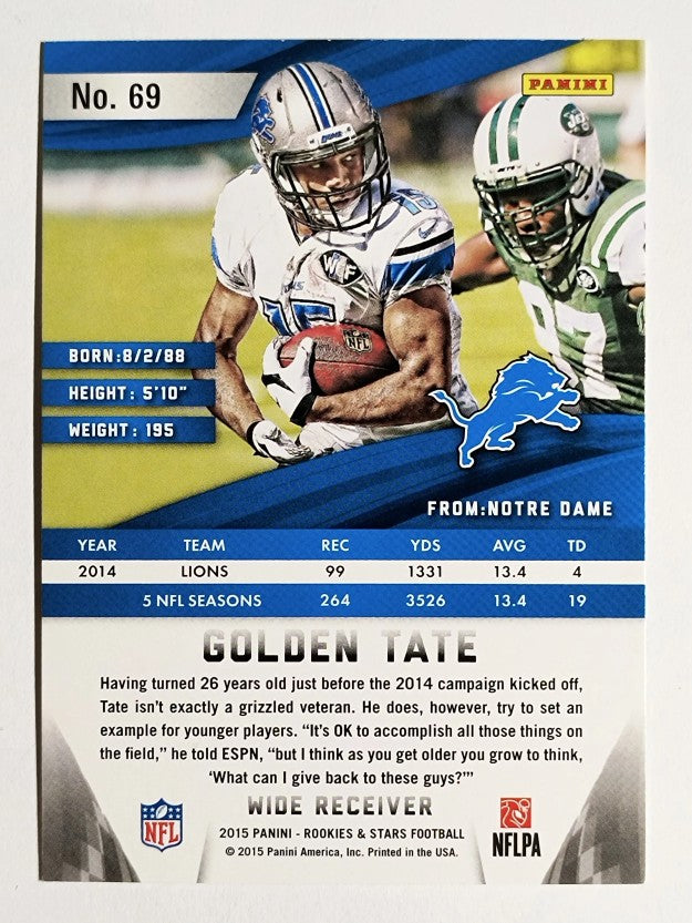 2015 Rookies and Stars #69 Golden Tate