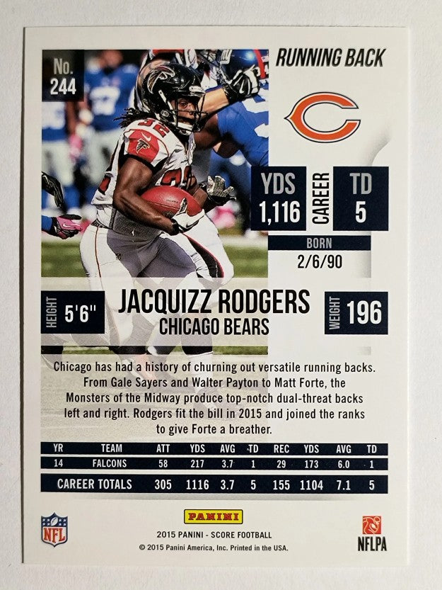 2015 Score #244 Jacquizz Rodgers