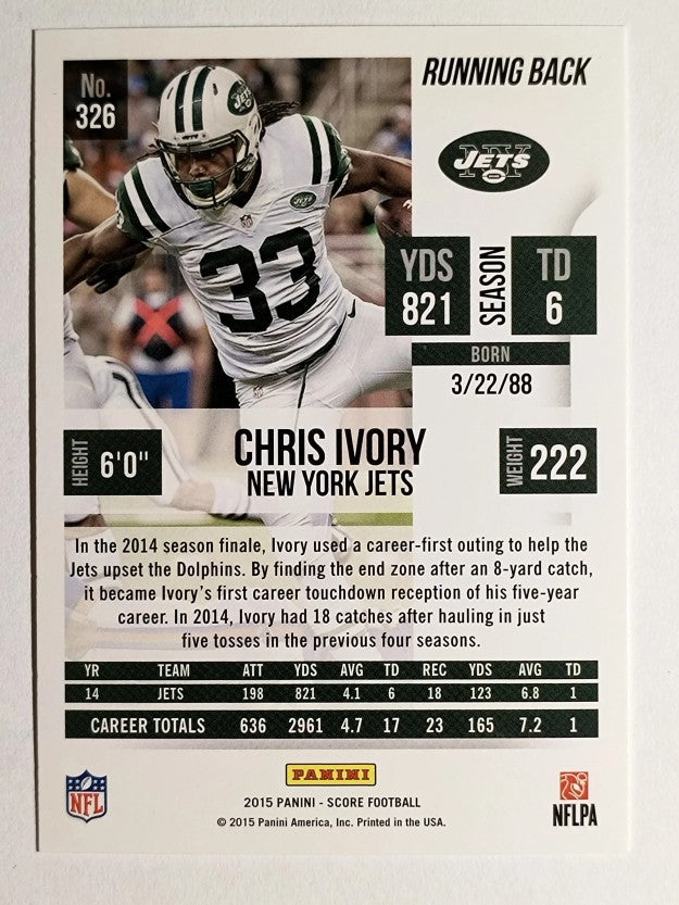 2015 Score #326 Chris Ivory
