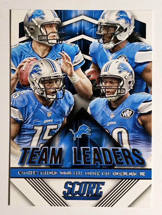 2015 Score Team Leaders #14 Golden Tate/Bell/Matthew Stafford/Ndamukong Suh