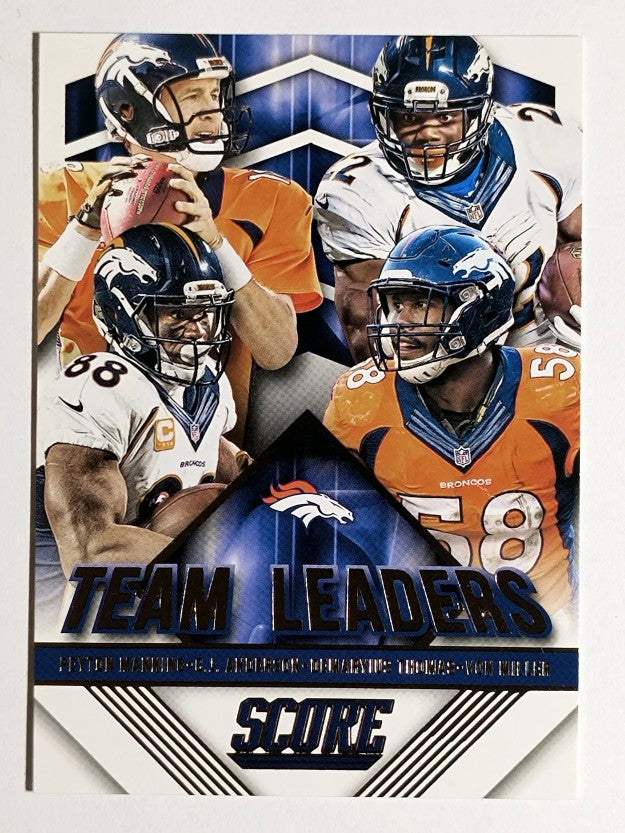 2015 Score Team Leaders C.J. Anderson/Demaryius Thomas/Peyton Manning/Von Miller