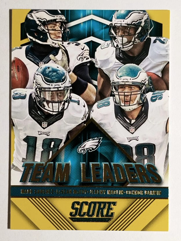 2015 Score Team Leaders Gold #6 Connor Barwin/Maclin/LeSean McCoy/Mark Sanchez