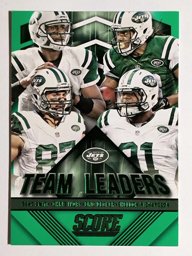 2015 Score Team Leaders Green #4 Ivory/Eric Decker/Geno Smith/Sheldon Richardson