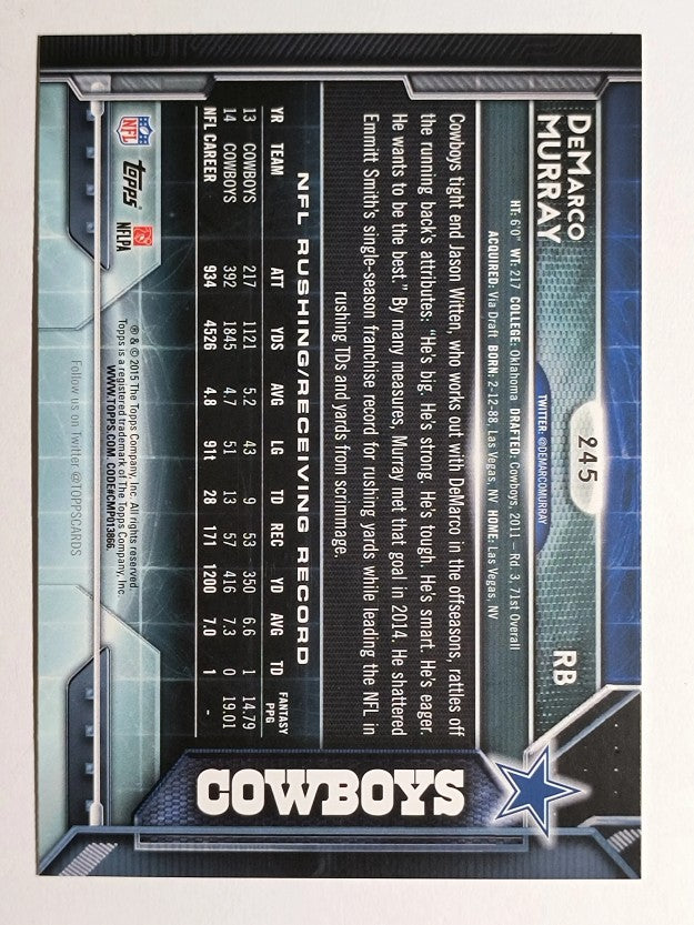 2015 Topps #245 DeMarco Murray AP