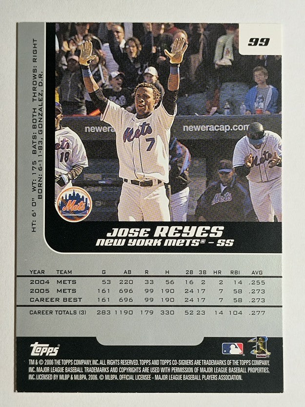 2006 Topps Co-Signers #99 Jose Reyes