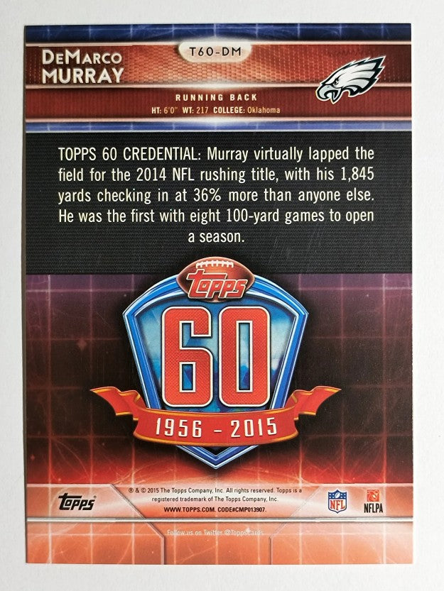 2015 Topps 60th Anniversary Throwbacks #T60DM DeMarco Murray