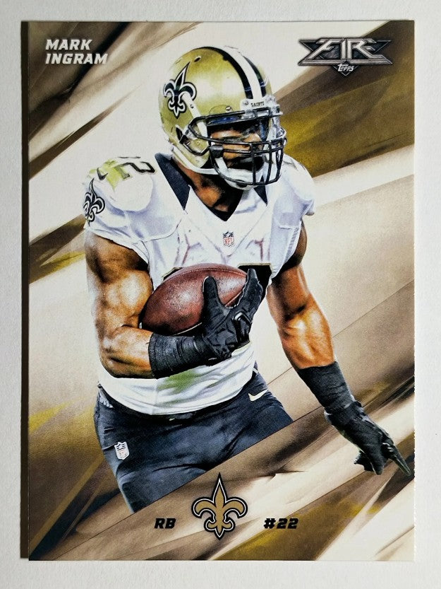 2015 Topps Fire #36A Mark Ingram