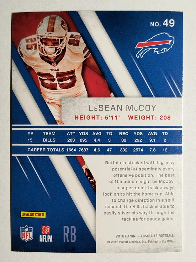 2016 Absolute #49 LeSean McCoy