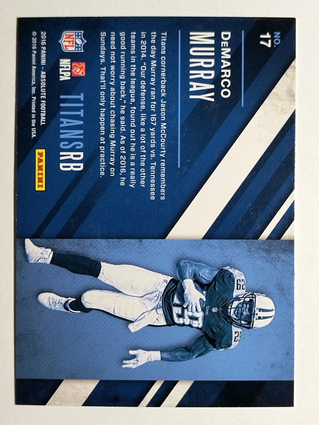 2016 Absolute Xtreme Team Retail #17 DeMarco Murray