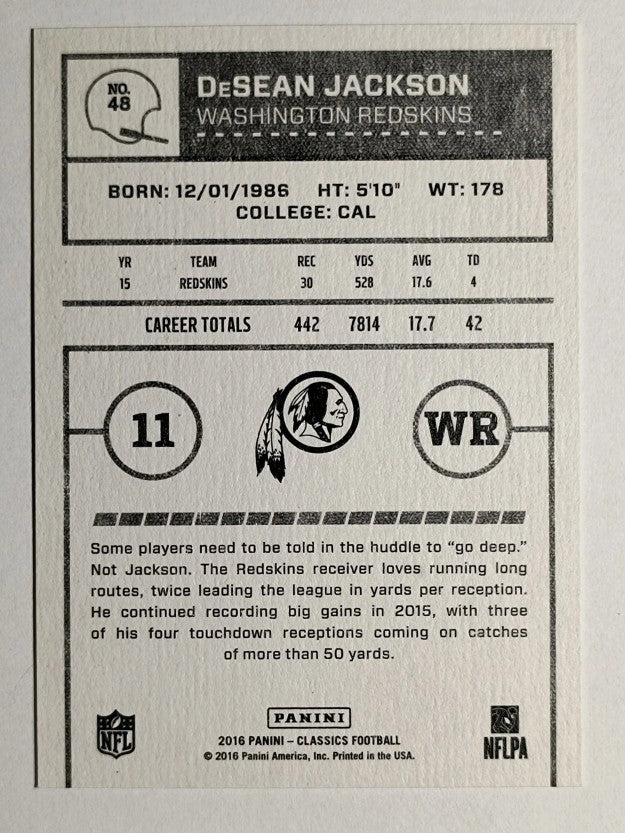 2016 Classics #48 DeSean Jackson