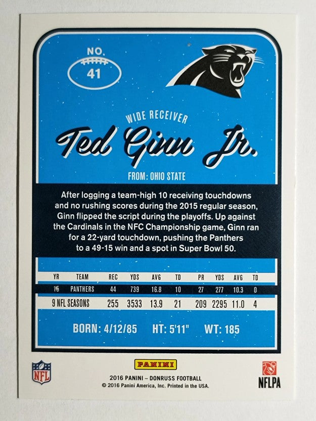 2016 Donruss #41 Ted Ginn Jr.