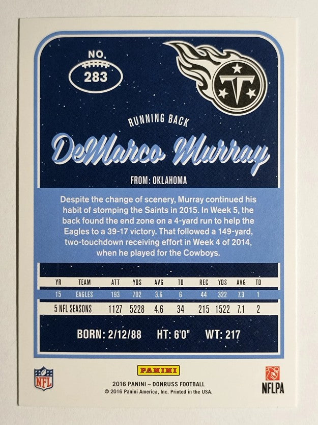 2016 Donruss #283 DeMarco Murray