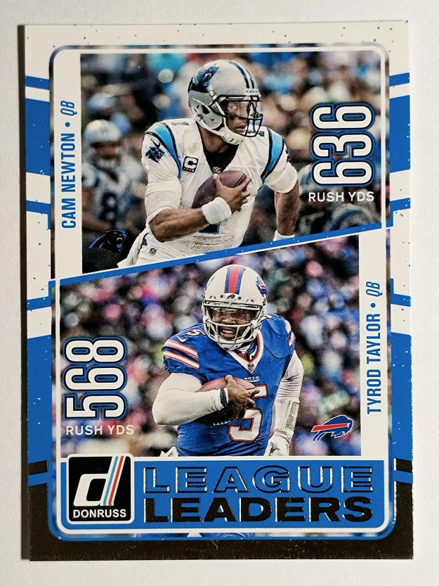 2016 Donruss League Leaders #18 Cam Newton/Tyrod Taylor