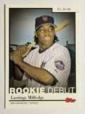 2006 Topps Update Rookie Debut #RD32 Lastings Milledge