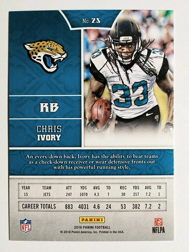 2016 Panini #25 Chris Ivory