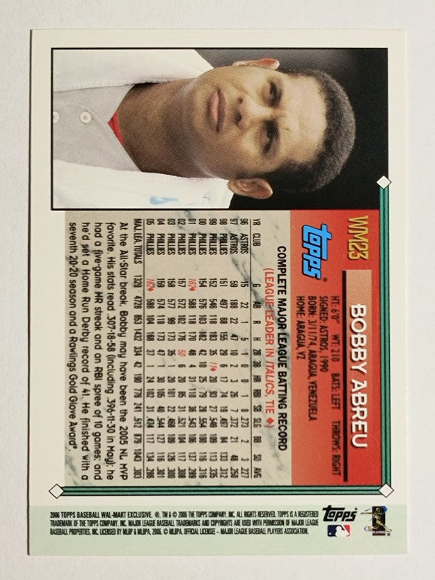 2006 Topps Wal-Mart #WM23 Bobby Abreu 94 S1