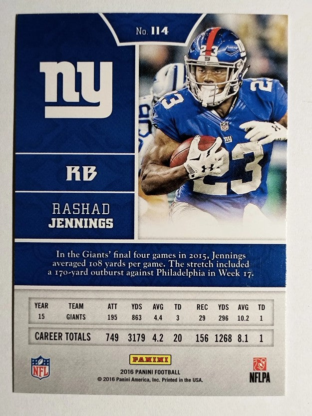 2016 Panini #114 Rashad Jennings