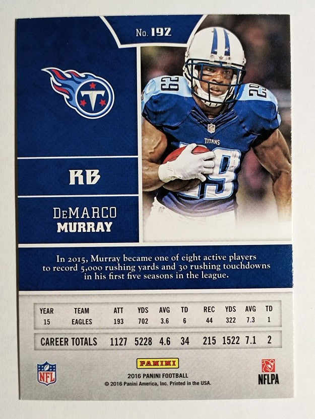 2016 Panini #192 DeMarco Murray