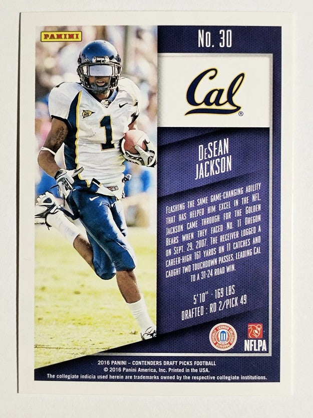 2016 Panini Contenders Draft Picks #30 DeSean Jackson