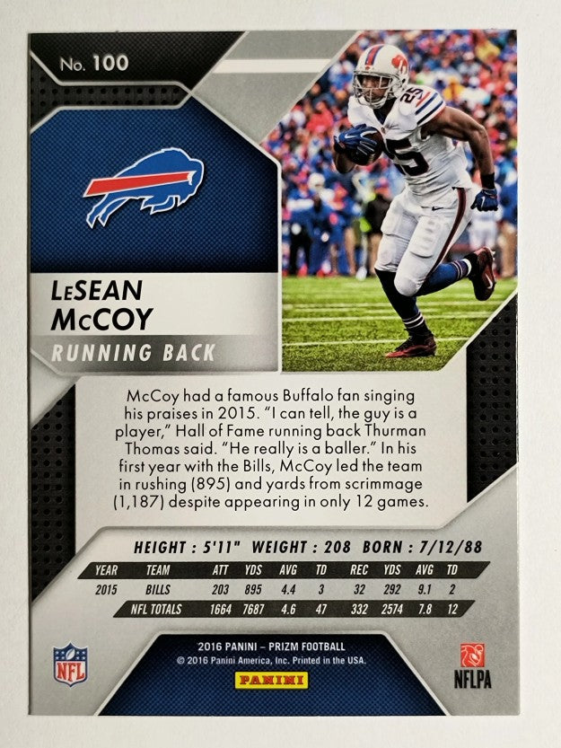 2016 Panini Prizm #100 LeSean McCoy